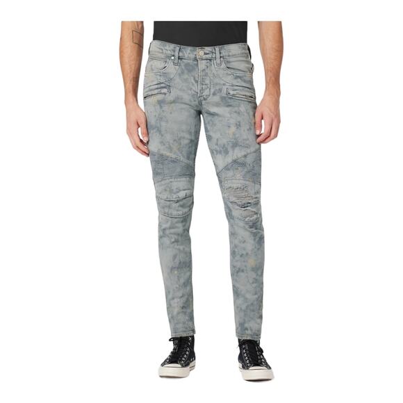 Hudson jeans Blinder V2 Biker distressed skinny gray size 29 - Picture 1 of 9